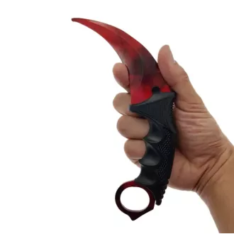 Sklopivi nož KARAMBIT CS:GO 19,5 cm, uzorak: Morski pas