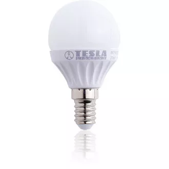 TESLA - LED MG140330-1, miniglobe žarulja, E14, 3W, 230V, 250lm, 3000k