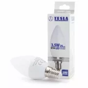 TESLA - LED CL143530-2, CANDLE žarulja, E14, 3.5W, 230V, 249lm, 25.000h, 3000K topla bijela