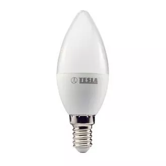 TESLA - LED CL140530-7, CANDLE žarulja, E14, 5W, 230V, 400lm, 25.000h, 3000K topla bijela,