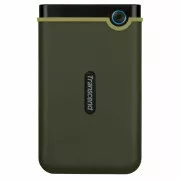 TRANSCEND vanjski HDD USB 3.0 StoreJet 25M3G, tanak, 2TB, crni (SATA, gumeno kućište, Anti-Shock)