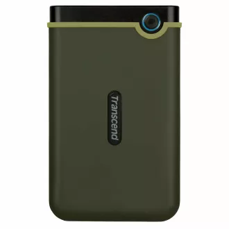 TRANSCEND vanjski HDD USB 3.0 StoreJet 25M3G, tanak, 2TB, crni (SATA, gumeno kućište, Anti-Shock)