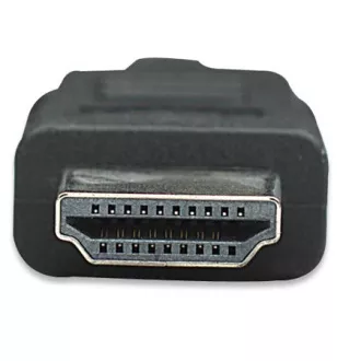 MANHATTAN HDMI kabel s Ethernetom, oklopljen, 1m, crni