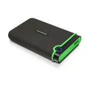 TRANSCEND vanjski HDD USB 3.0 StoreJet 25M3S, 1TB, crni (SATA, gumeno kućište, Anti-Shock)
