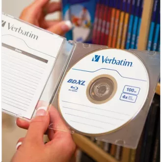 VERBATIM BD-R XL (paket od 5) Blu-Ray / Jewel / DL / 4x / 100 GB / ŠIROKI BIJELI INKJET ZA ISPIŠIVANJE Tvrdi premaz VERBATIM BD-R XL (paket od 5) Blu-Ray / Jewel / DL / 4x / 100 GB / ŠIROKI BIJELI INKJET ZA ISPIŠIVANJE Tvrdi premaz