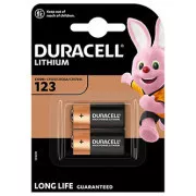 Duracell ULTRA jednokratne litijeve baterije CR123A, pakiranje od 2 komada
