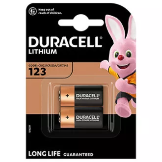 Duracell ULTRA jednokratne litijeve baterije CR123A, pakiranje od 2 komada
