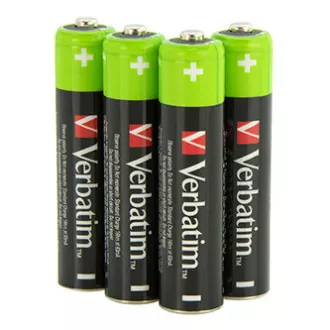 Punjiva baterija, AAA (HR03), 1,2 V, 950 mAh, Verbatim, blister, pakiranje od 4 komada