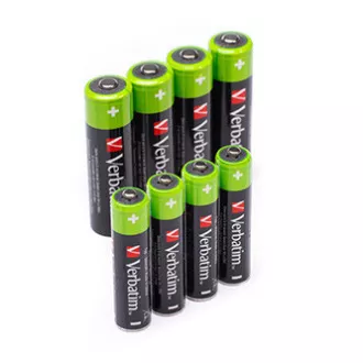 Punjiva baterija, AAA (HR03), 1,2 V, 950 mAh, Verbatim, blister, pakiranje od 4 komada