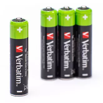 Punjiva baterija, AAA (HR03), 1,2 V, 950 mAh, Verbatim, blister, pakiranje od 4 komada