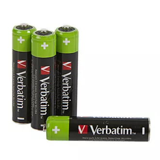 Punjiva baterija, AAA (HR03), 1,2 V, 950 mAh, Verbatim, blister, pakiranje od 4 komada