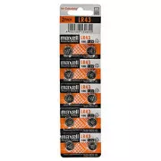 Alkalna baterija, LR43, LR43, 1,5 V, Maxell, blister, pakiranje od 10 komada