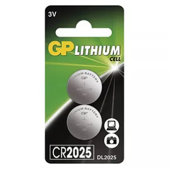 GP Jednokratne litijeve baterije CR2025, pakiranje od 2