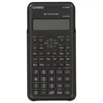 Casio kalkulator FX 82 MS 2E, crni, školski, sa dvolinijskim displejem Casio kalkulator FX 82 MS 2E, crni, školski, sa dvolinijskim displejem