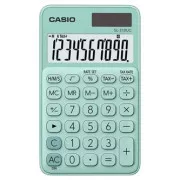 Casio kalkulator SL 310 UC GN, tirkizna boja, deset znamenki, dvostruko napajanje