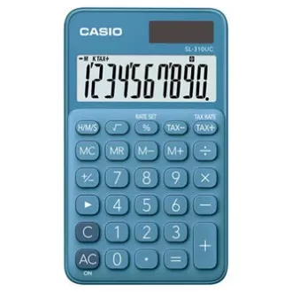 Casio kalkulator SL 310 UC BU, plavi, deset znamenki, dvostruko napajanje Casio kalkulator SL 310 UC BU, plavi, deset znamenki, dvostruko napajanje
