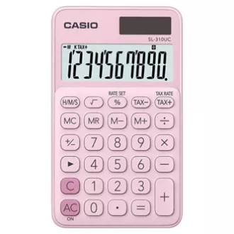 Casio kalkulator SL 310 UC PK, ružičasti, deset znamenki, dvostruko napajanje, NA AKCIJI Casio kalkulator SL 310 UC PK, ružičasti, deset znamenki, dvostruko napajanje, NA AKCIJI