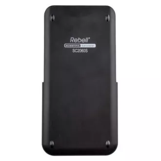 Rebell kalkulator RE-SC2060S, crni, znanstveni, točkasti zaslon, plastični poklopac Rebell kalkulator RE-SC2060S, crni, znanstveni, točkasti zaslon, plastični poklopac