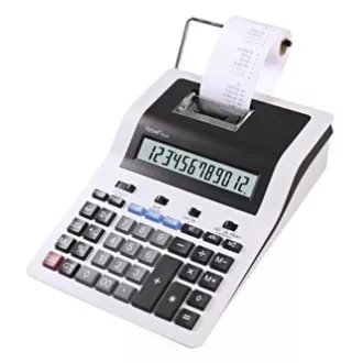 Rebell Kalkulator RE-PDC30 WB, bijelo-crni, stolni s ispisom, dvanaest znamenki