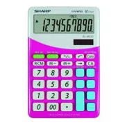 Sharp kalkulator EL-M332BPK, ružičasto-bijeli, stolni, deseteroznamenkasti