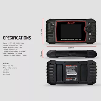 iCarsoft FR V2.0 dijagnostika za Peugeot / Citroen / Renault / Dacia iCarsoft FR V2.0 dijagnostika za Peugeot / Citroen / Renault / Dacia