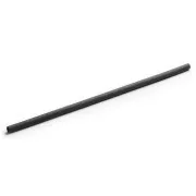 EURO SLAMKE - Prirodne mineralne slamke za koktel 5x140mm, ugljen crna, 250kom