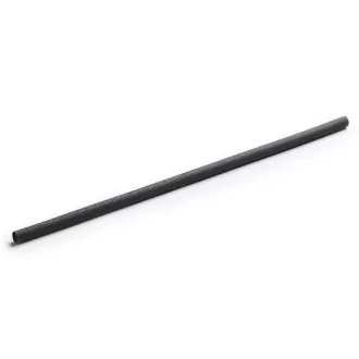 EURO SLAMKE - Prirodne mineralne slamke za koktel 5x140mm, ugljen crna, 250kom