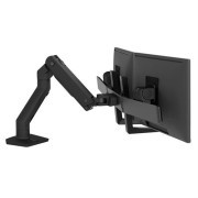 ERGOTRON HX Desk Dual Monitor Hand, stolna ruka za 2 monitora do 32", crna