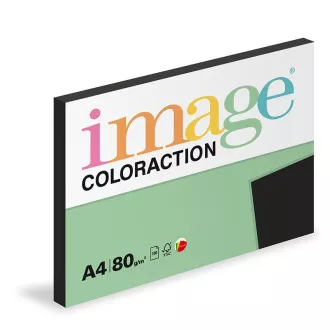 Image Coloraction papir za likovno potrepštine A4/80g, crni - tamno crni, 100 listova Image Coloraction papir za likovno potrepštine A4/80g, crni - tamno crni, 100 listova