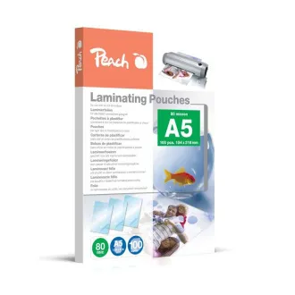 PEACH folija za laminiranje A5 (154x216mm), 80mic, sjajna, 100 kom