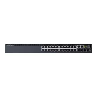 Dell Networking S3124, L3, 24x 1GbE, 2xCombo, 2x 10GbE SFP+ fiksni portovi, slaganje, protok zraka IO-PSU, 1x AC PSU Dell Networking S3124, L3, 24x 1GbE, 2xCombo, 2x 10GbE SFP+ fiksni portovi, slaganje, protok zraka IO-PSU, 1x AC PSU