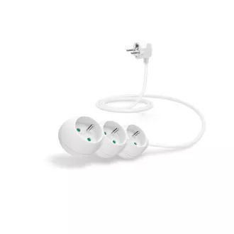 CONNECT IT produžni kabel 230 V, 3 utičnice, 1,5 m, bez prekidača (bijeli) CONNECT IT produžni kabel 230 V, 3 utičnice, 1,5 m, bez prekidača (bijeli)