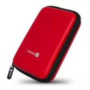 CONNECT IT HardShellProtect zaštitna futrola s tvrdom školjkom za 2,5" tvrdi disk, crvena