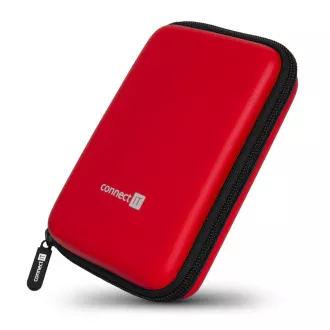 CONNECT IT HardShellProtect zaštitna futrola s tvrdom školjkom za 2,5" tvrdi disk, crvena CONNECT IT HardShellProtect zaštitna futrola s tvrdom školjkom za 2,5" tvrdi disk, crvena