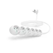 CONNECT IT produžni kabel 230 V, 6 utičnica, 3 m, bez prekidača (crni)