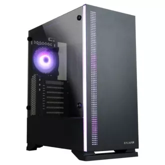Zalman kućište miditower S5 crno, bez izvora napajanja, ATX, 1x USB 3.0, 2x USB 2.0, prozirna strana, crna Zalman kućište miditower S5 crno, bez izvora napajanja, ATX, 1x USB 3.0, 2x USB 2.0, prozirna strana, crna