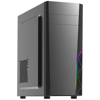 Zalman kućište miditower T8, bez napajanja, ATX, 1x 120mm ventilator, 1x USB 3.0, 2x USB 2.0, RGB, crno