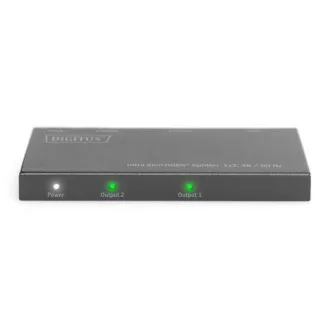 Digitus Ultra Slim HDMI Splitter, 1x2, 4K / 60Hz HDR, HDCP 2.2, 18 Gbps, Micro USB napajanje
