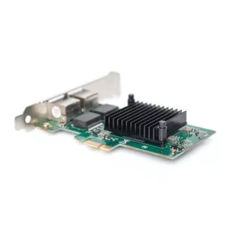 Digitus Gigabit Ethernet PCI Express kartica Dual Port 32-bit Low Profile Holder Intel Chipset
