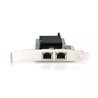Digitus Gigabit Ethernet PCI Express kartica Dual Port 32-bit Low Profile Holder Intel Chipset