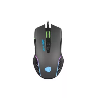 Fury Gaming miš Hustler, gaming, 6400DPI, USB, optički, žičani, RGB, 7 tipki, dužina kabela 1.6m, crni