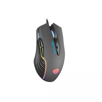 Fury Gaming miš Hustler, gaming, 6400DPI, USB, optički, žičani, RGB, 7 tipki, dužina kabela 1.6m, crni