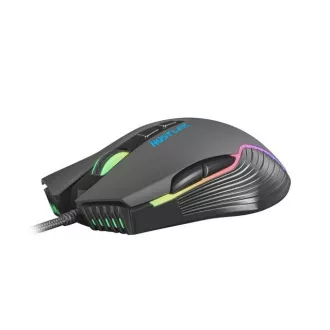 Fury Gaming miš Hustler, gaming, 6400DPI, USB, optički, žičani, RGB, 7 tipki, dužina kabela 1.6m, crni