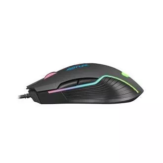 Fury Gaming miš Hustler, gaming, 6400DPI, USB, optički, žičani, RGB, 7 tipki, dužina kabela 1.6m, crni