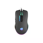 Fury Gaming miš Scrapper, gaming, 6400DPI, USB, optički, žičani, RGB, 7 tipki, dužina kabela 1.6m, crni