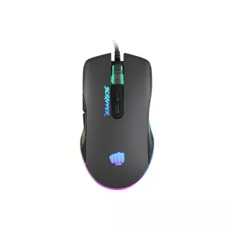 Fury Gaming miš Scrapper, gaming, 6400DPI, USB, optički, žičani, RGB, 7 tipki, dužina kabela 1.6m, crni