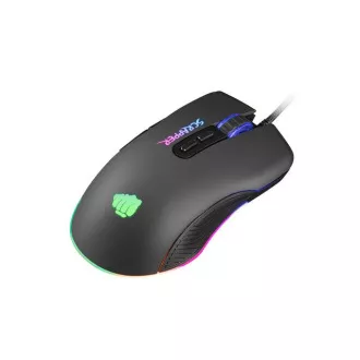 Fury Gaming miš Scrapper, gaming, 6400DPI, USB, optički, žičani, RGB, 7 tipki, dužina kabela 1.6m, crni