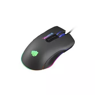Fury Gaming miš Scrapper, gaming, 6400DPI, USB, optički, žičani, RGB, 7 tipki, dužina kabela 1.6m, crni
