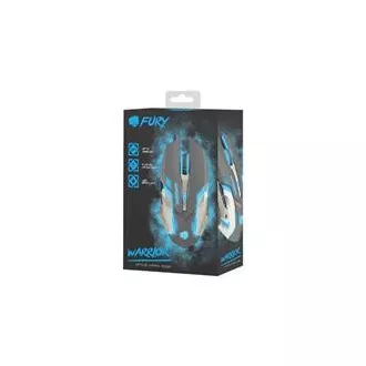 Fury Gaming miš Warrior, gaming, 3200DPI, USB, optički, žičani, RGB, 6 tipki, dužina kabla 1.5m, crni Fury Gaming miš Warrior, gaming, 3200DPI, USB, optički, žičani, RGB, 6 tipki, dužina kabla 1.5m, crni