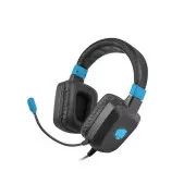 Fury Gaming slušalice s Raptor mikrofonom, žičane, RGB, USB, jack 3.5mm, duljina kabela 2m, crne